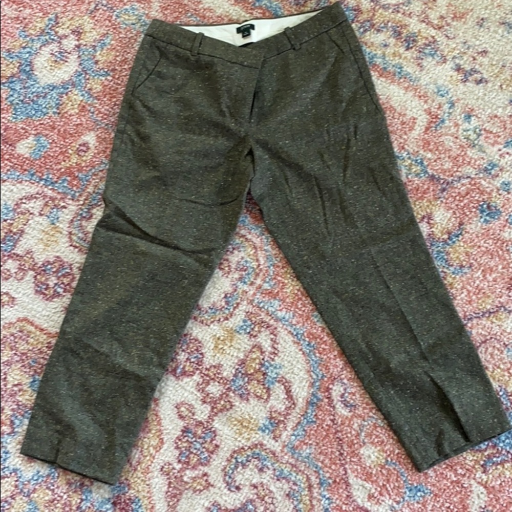 J. Crew City Fit Wool Pants